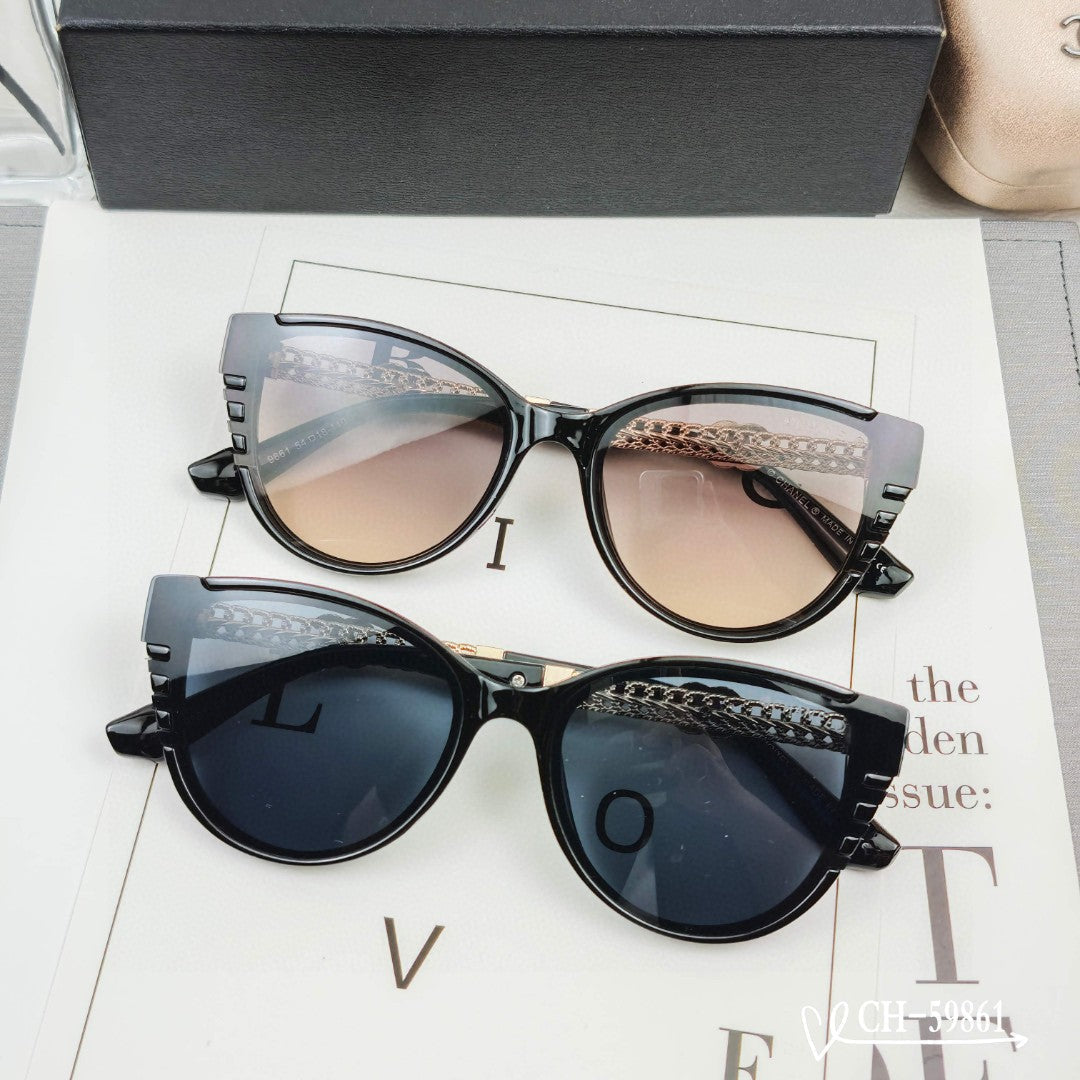 CHANEL CAT EYE SUNGLASSES 59861 IN ACETATE