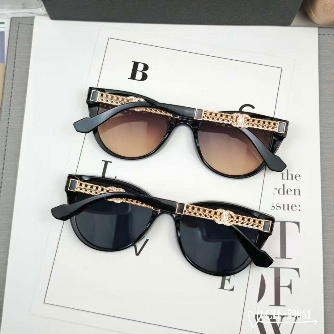 CHANEL CAT EYE SUNGLASSES 59861 IN ACETATE
