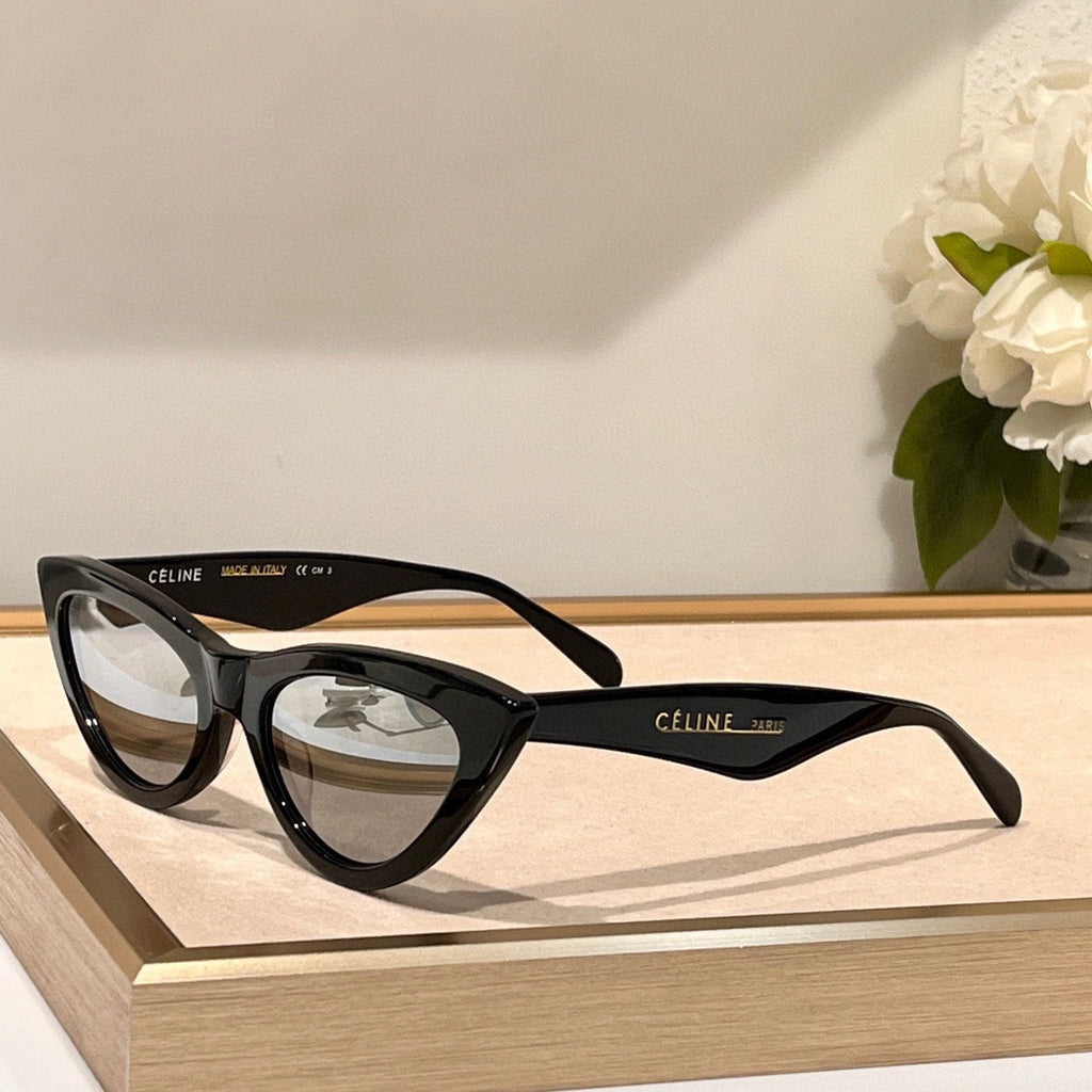 CELINE TRIOMPHE CAT EYE SUNGLASSES CL40019 IN ACETATE