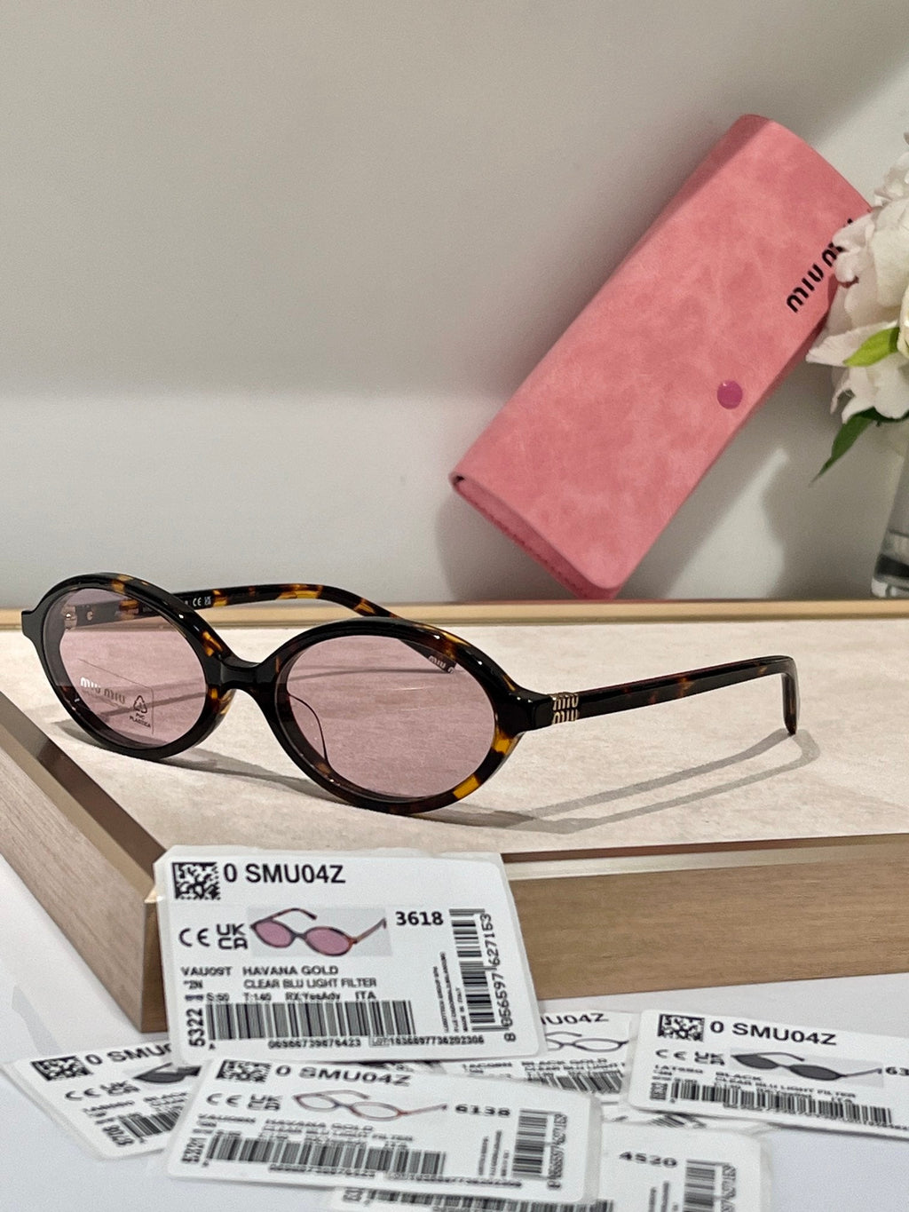 MIU MIU REGARD SUNGLASSES SMU04Z IN ACETATE