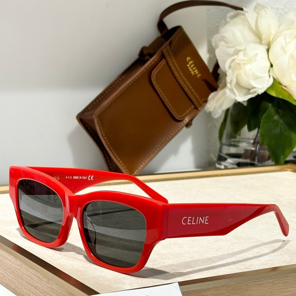 CELINE TRIOMPHE SUNGLASSES CL40197 IN PINK ACETATE