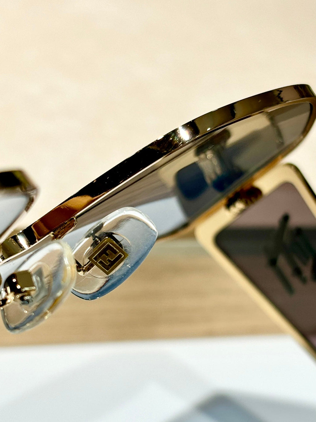 FENDI DISCO SQUARED SUNGLASSES FF M0093 IN METAL