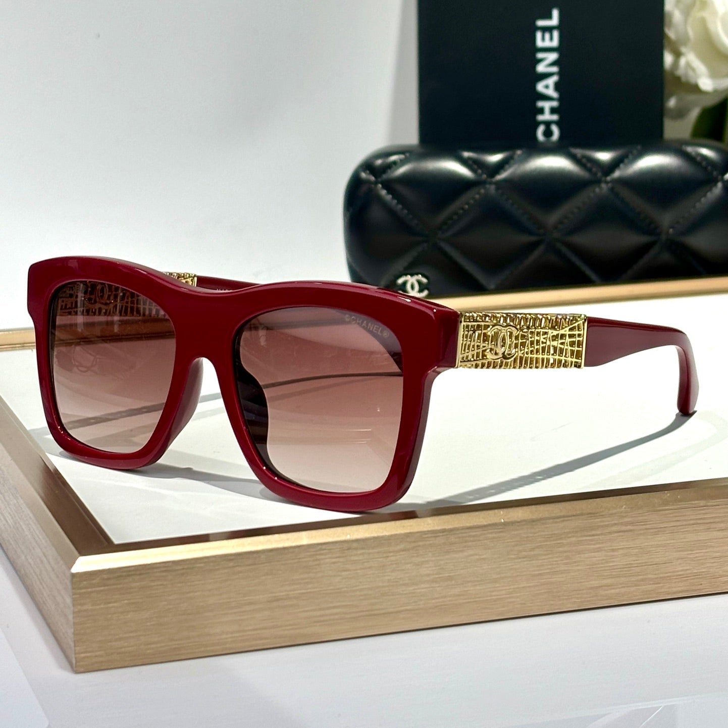 CHANEL SQUARE SUNGLASSES CH5533 IN ACETATE