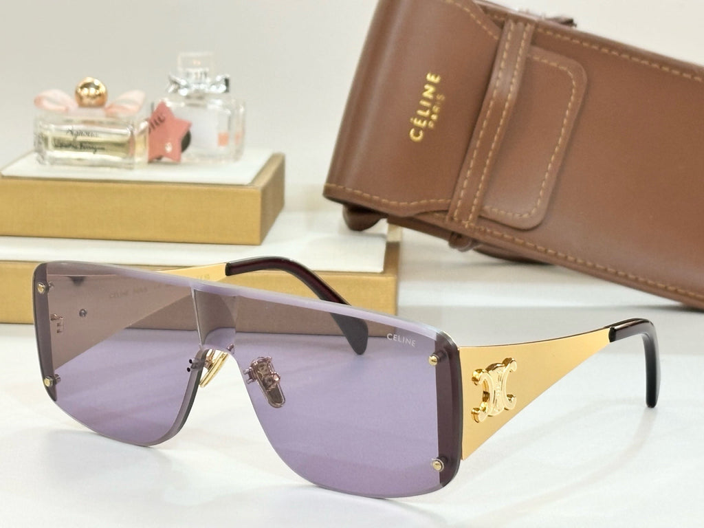 CELINE TRIOMPHE RACER SUNGLASSES CL42014 IN METAL