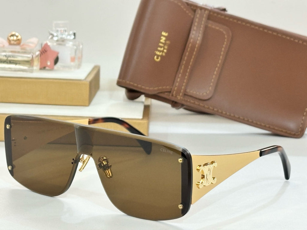 CELINE TRIOMPHE RACER SUNGLASSES CL42014 IN METAL