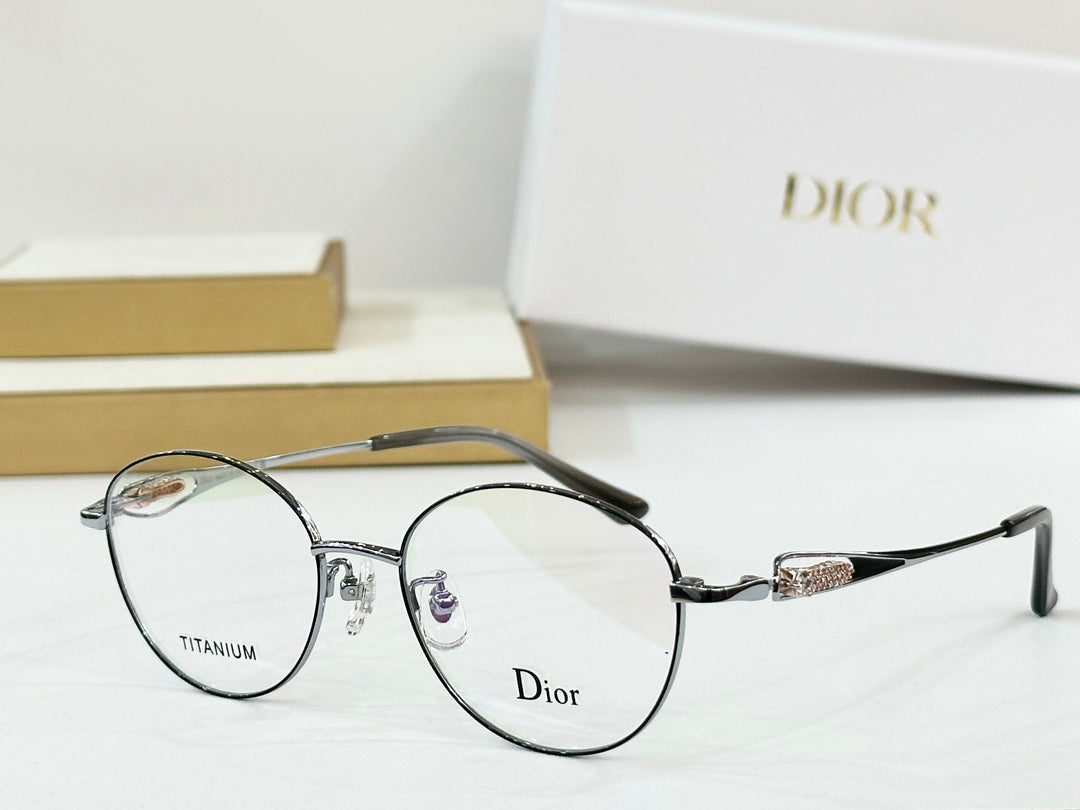 DIOR MONTAIGNE SUNGLASSES CD 0269/S IN TITANE EMBELLISHES STONES
