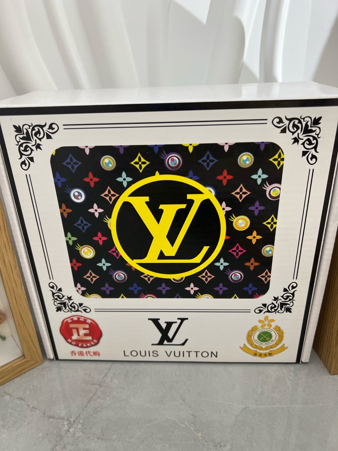 LOUIS VUITTON LV 25S BELT 35 MM IN BLACK MIX GREY CALFSKIN 593275