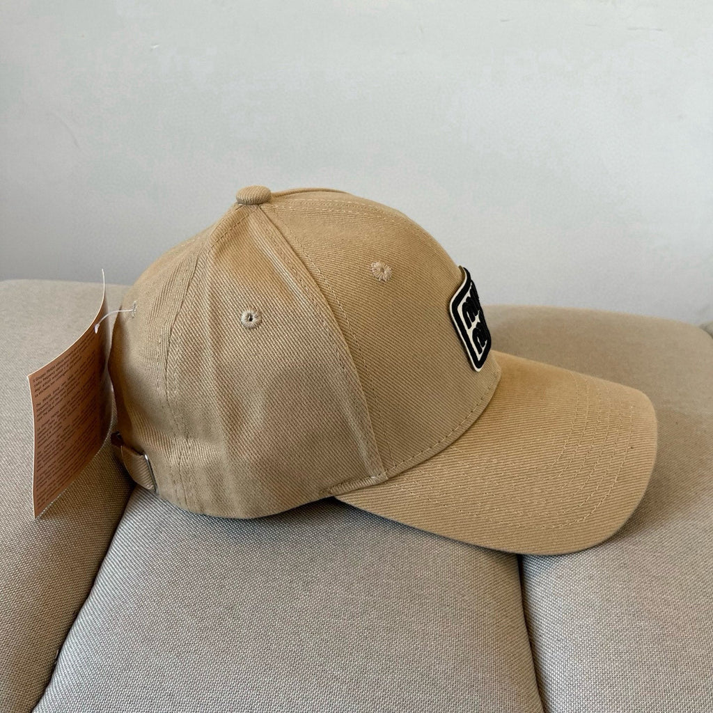 MIU MIU MM BASEBALL CAP IN BEIGE KHAKI FABRIC STYLE 3
