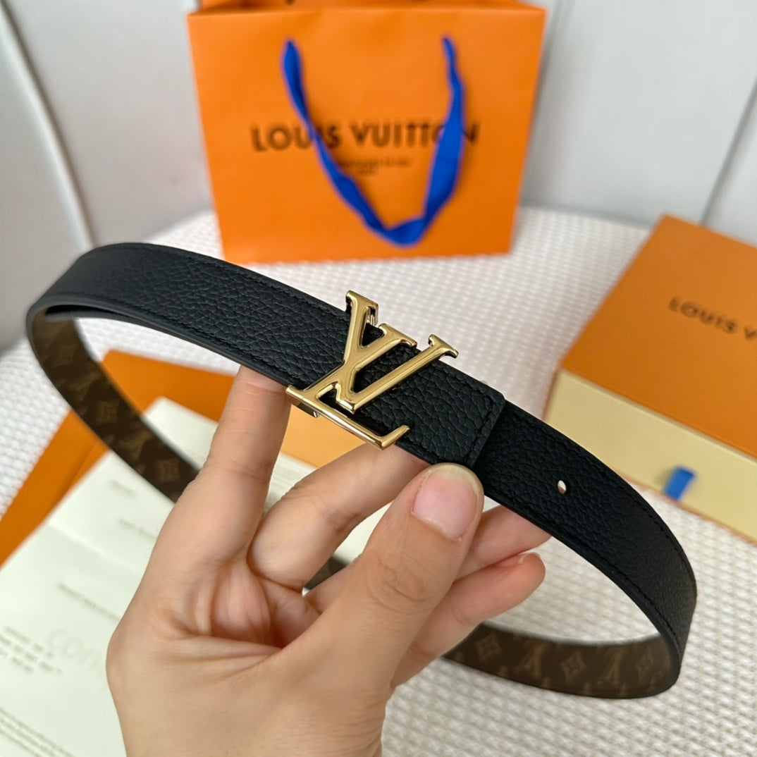 LOUIS VUITTON LV ICONIC 25 MM IN BROWN DAMIER CALFSKIN SILVER HARDWARE