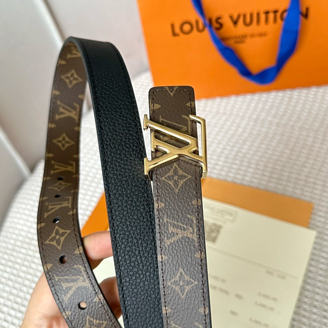 LOUIS VUITTON LV ICONIC 25 MM IN BROWN DAMIER CALFSKIN SILVER HARDWARE