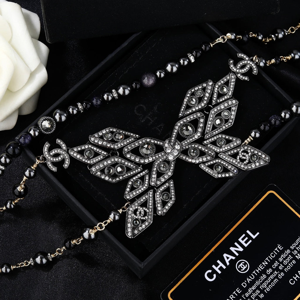 CHANEL 25S CHAIN BELT STONE-EMBELLISHED 611726