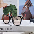 CELINE TRIOMPHE SUNGLASSES 497818 IN SILVER METAL LIGHT BROWN LENSES