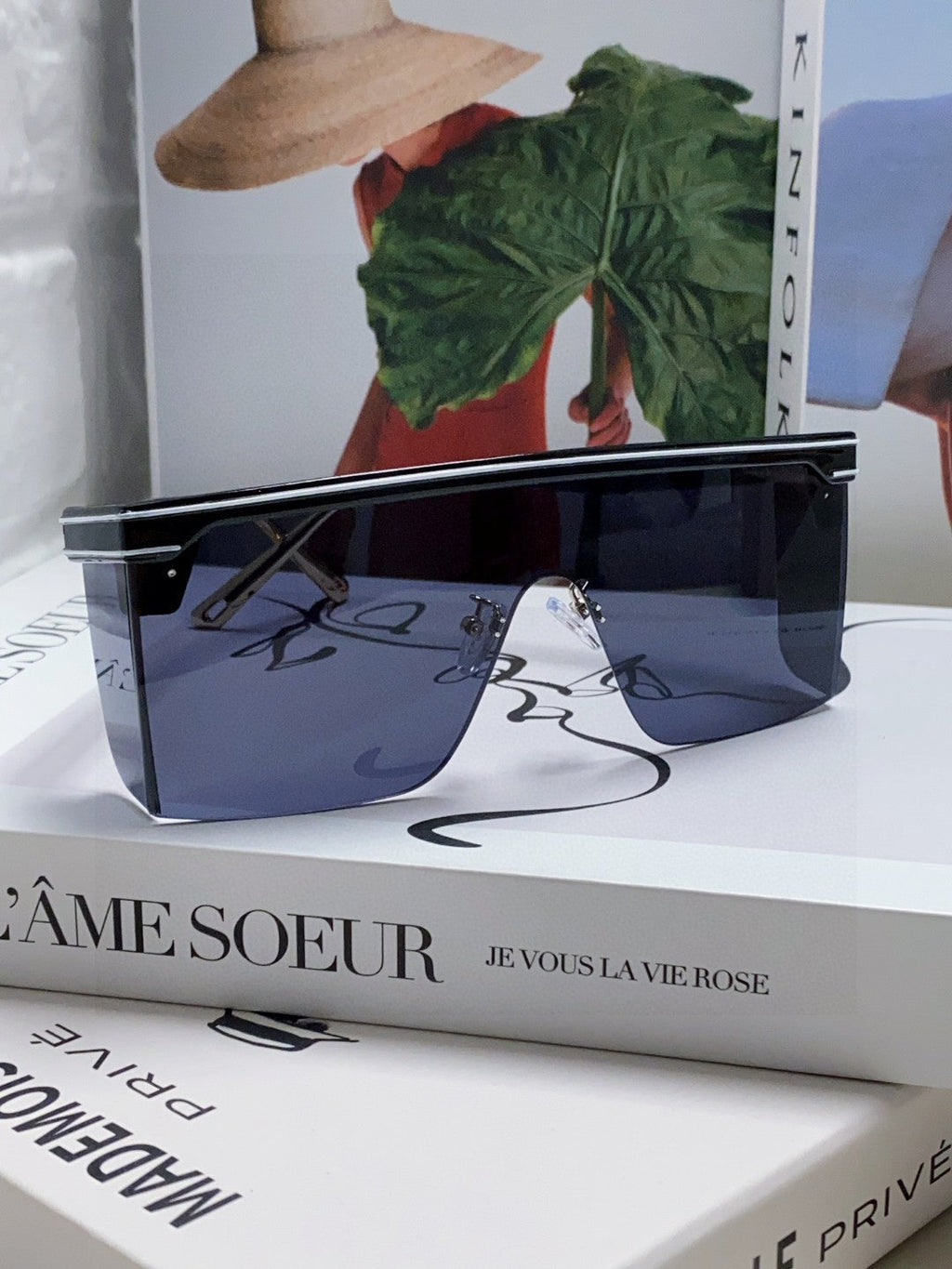 DIOR SUNGLASSES CLUB M1U 566689 IN BLACK ACETATE