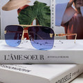 CARTIER PANTHÈRE SQUARE FRAME SUNGLASSES 543534 IN METAL