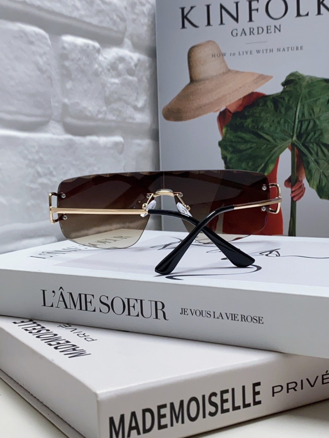 CARTIER RIMLESS NAVIGATOR FRAME SUNGLASSES 548665 IN METAL