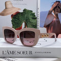 MIU MIU LOGO CAT EYE SUNGLASSES 513003 IN NUDE ACETATE