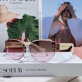 MIU MIU LOGO SUNGLASSES 513011 IN WHITE ACETATE