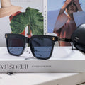 CHANEL SQUARE SUNGLASSES 632880 IN BLACK ACETATE
