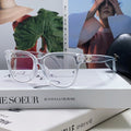CHANEL SQUARE SUNGLASSES 632887 IN CLEAR ACETATE