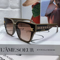 CHANEL SQUARE SUNGLASSES 632896 IN BROWN ACETATE