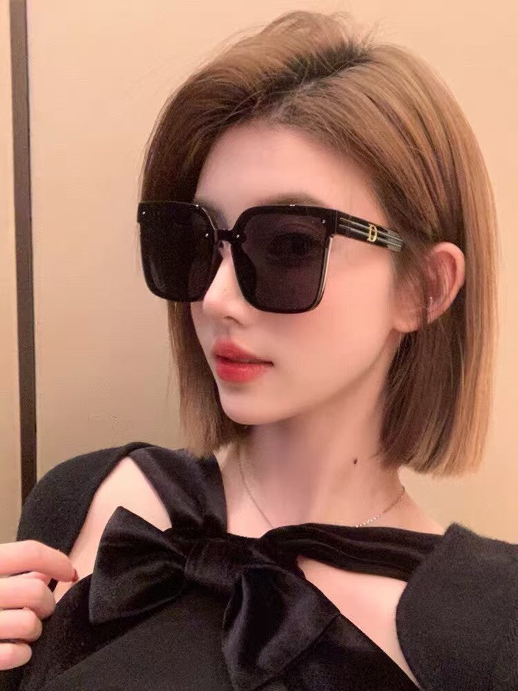 DIOR MONTAIGNE SUNGLASSES 560862 IN BLACK ACETATE