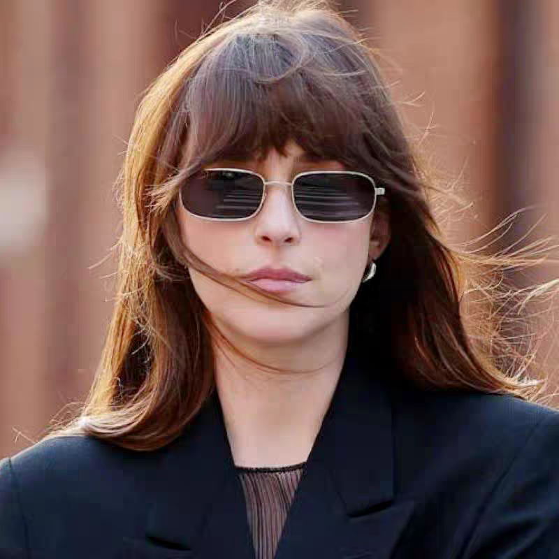 GUCCI RECTANGULAR FRAME SUNGLASSES GG1457S IN METAL