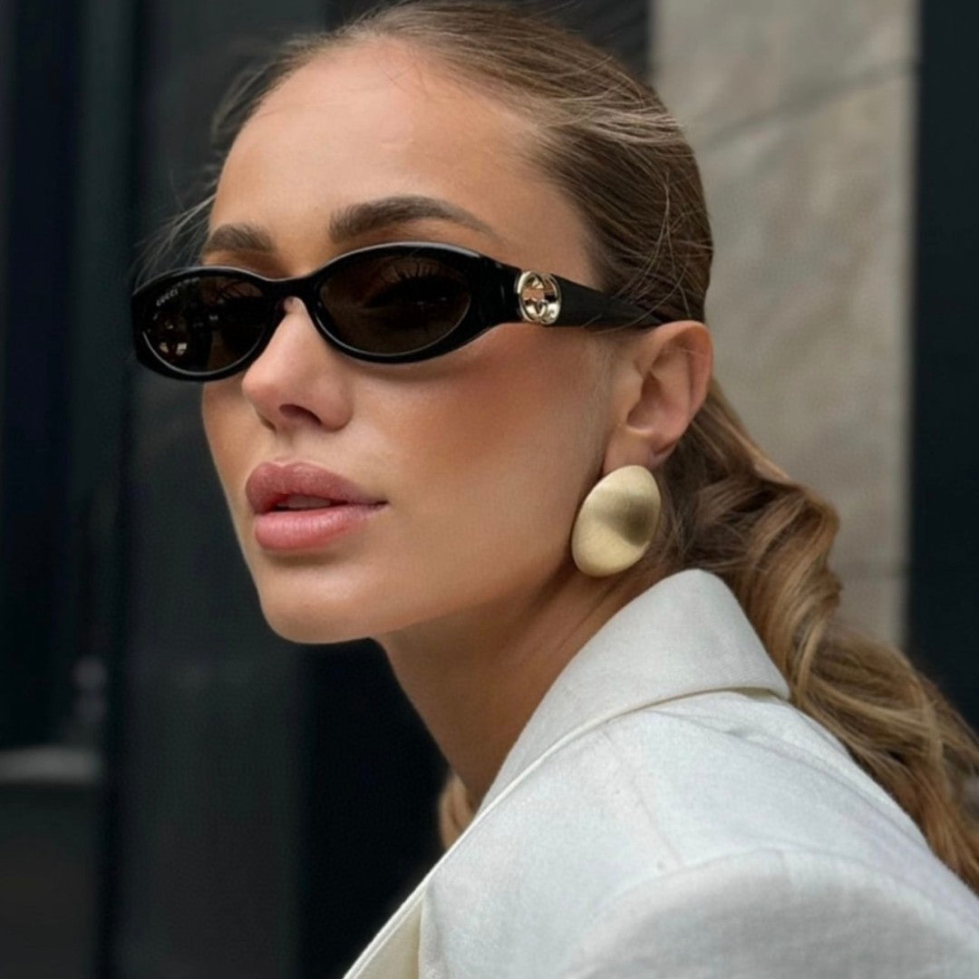 GUCCI OVAL FRAME SUNGLASSES GG1662SA IN ACETATE