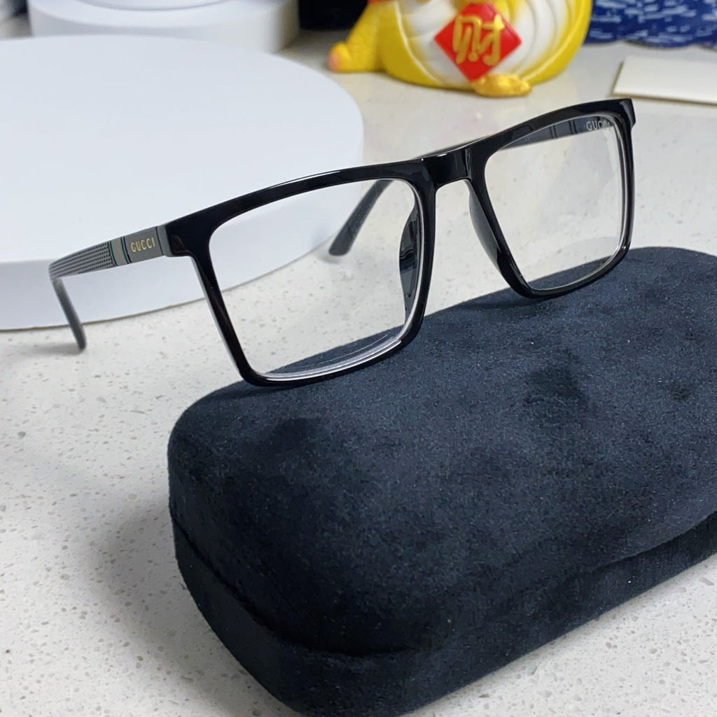 GUCCI RECTANGULAR FRAME SUNGLASSES 563257 IN ACETATE