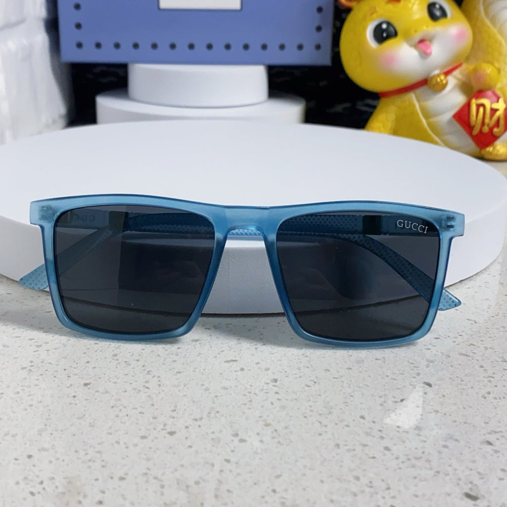 GUCCI RECTANGULAR FRAME SUNGLASSES 563258 IN ACETATE
