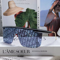 DIOR OBLIQUE SUNGLASSES CLUB M1U IN BLACK ACETATE
