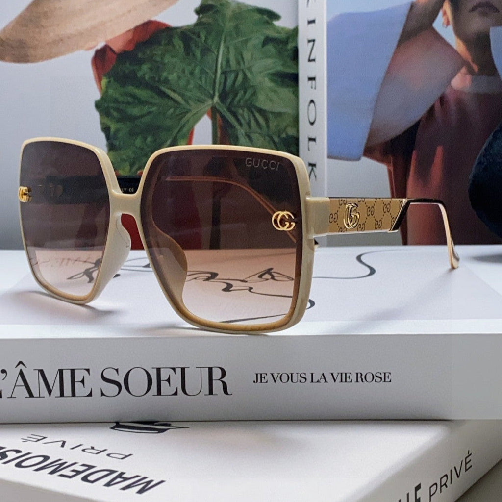GUCCI SQUARE FRAME SUNGLASSES 567447 IN ACETATE