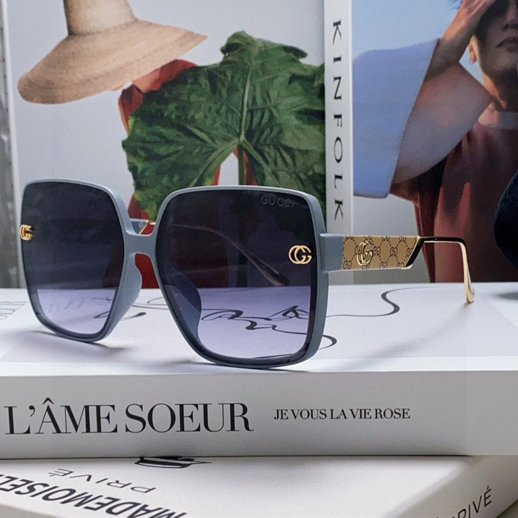 GUCCI SQUARE FRAME SUNGLASSES 567447 IN ACETATE