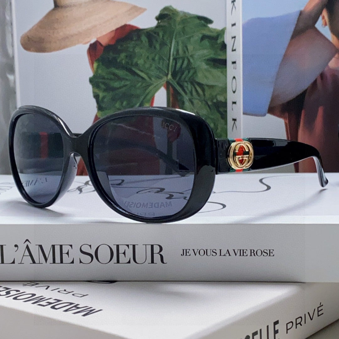 GUCCI ROUND FRAME SUNGLASSES 567450 IN ACETATE