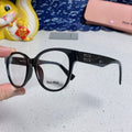 MIU MIU RUNWAY SUNGLASSES 567507 IN BLACK ACETATE SILVER LOGO