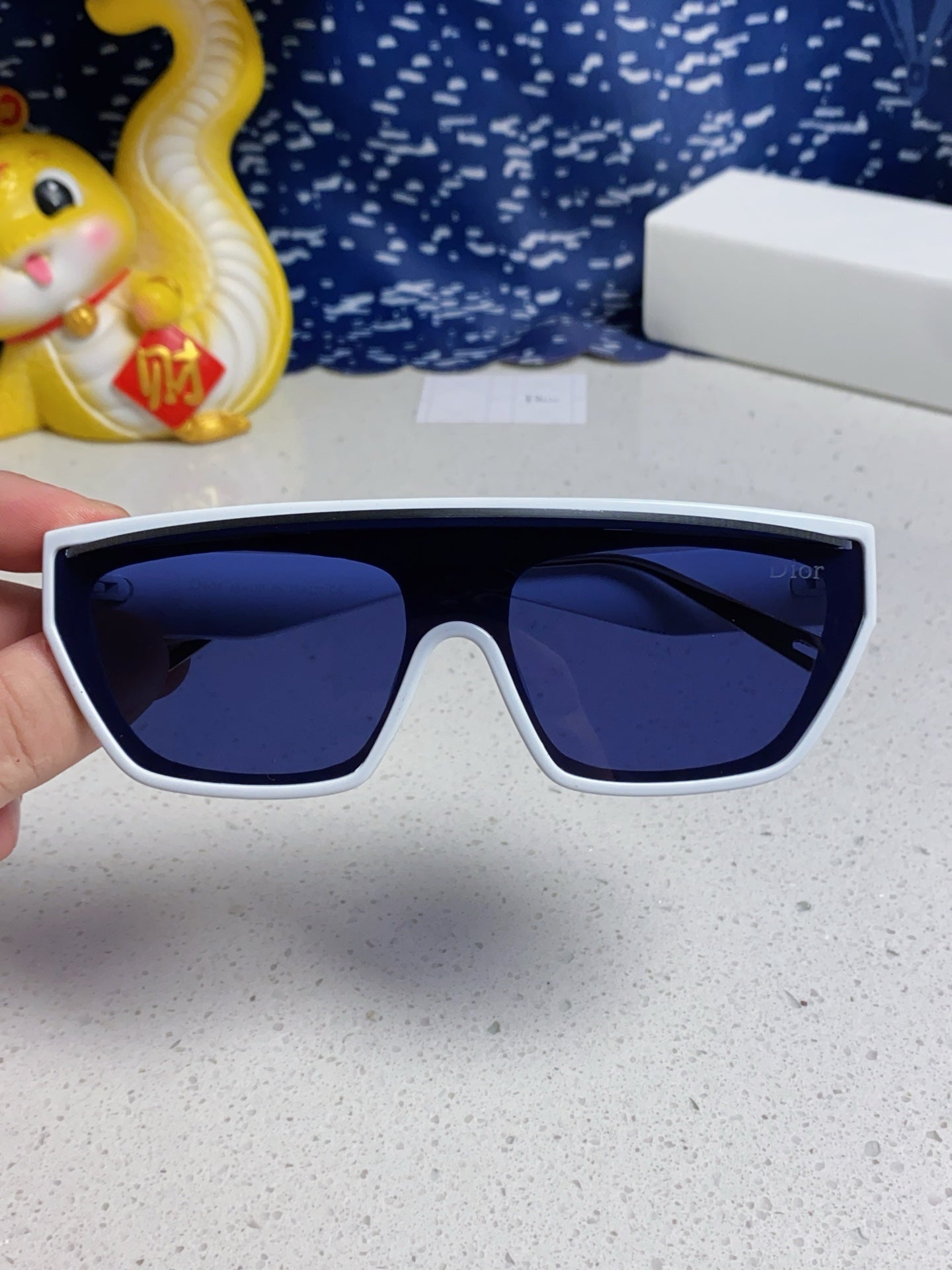 DIOR MONTAIGNE SUNGLASSES CLUB M7U IN WHITE ACETATE