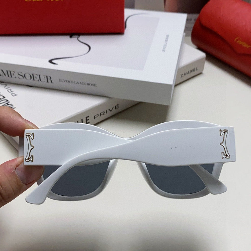 CARTIER CHUNKY SQUARE FRAME SUNGLASSES 533149 IN ACETATE