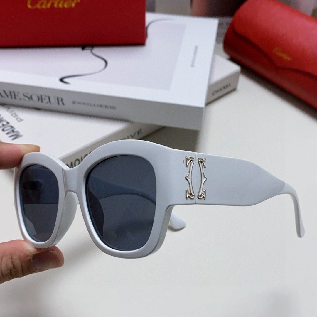 CARTIER CHUNKY SQUARE FRAME SUNGLASSES 533149 IN ACETATE