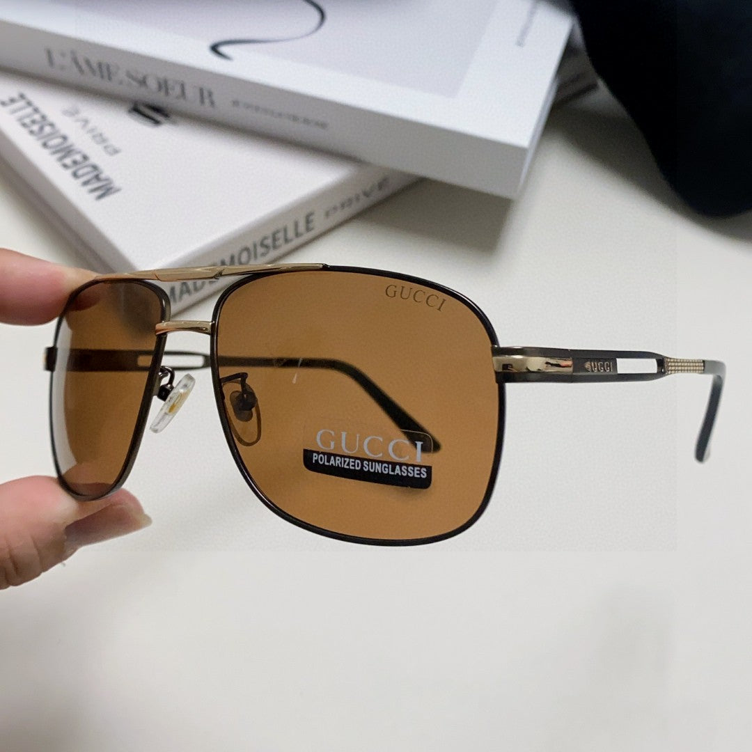 GUCCI NAVIGATOR FRAME SUNGLASSES 570256 IN METAL