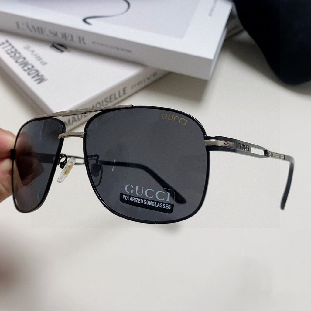 GUCCI NAVIGATOR FRAME SUNGLASSES 570256 IN METAL