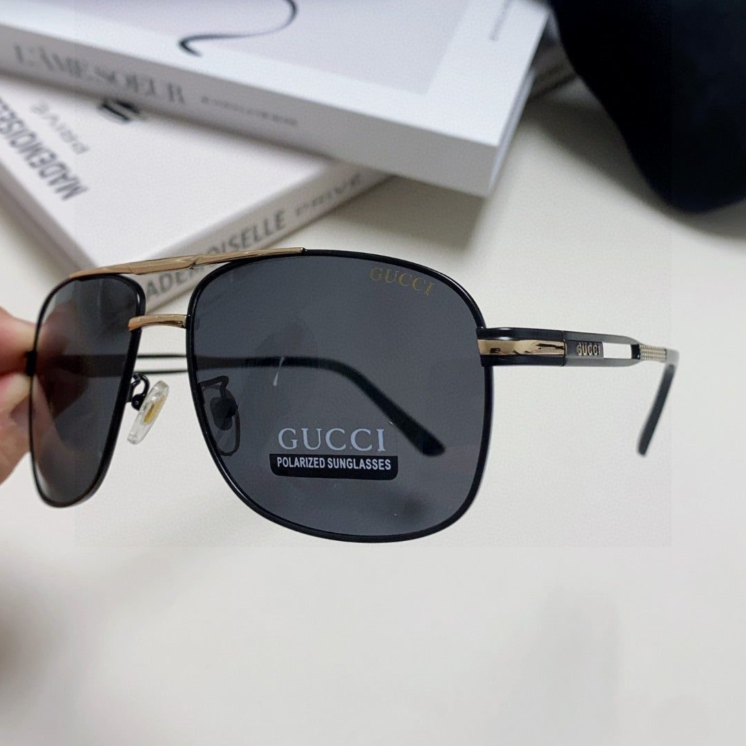 GUCCI NAVIGATOR FRAME SUNGLASSES 570256 IN METAL
