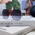 GUCCI SQUARE FRAME SUNGLASSES 570217 IN METAL