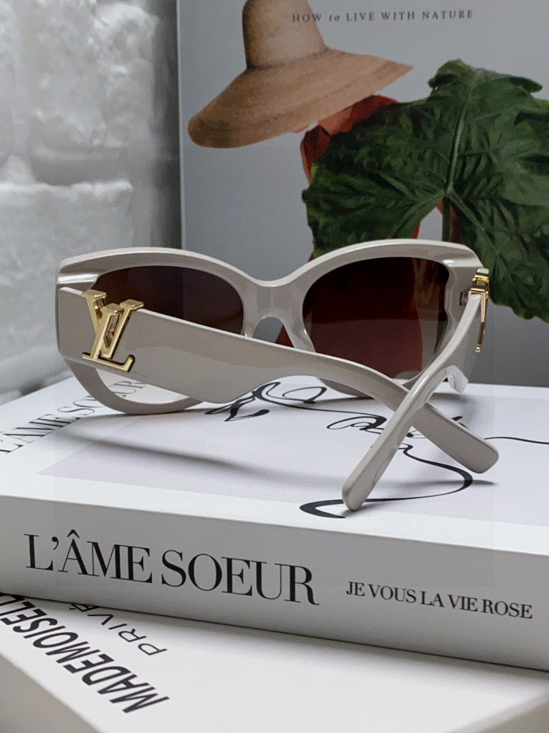 LOUIS VUITTON ICON CAT EYE SUNGLASSES 570246 IN GREY ACETATE