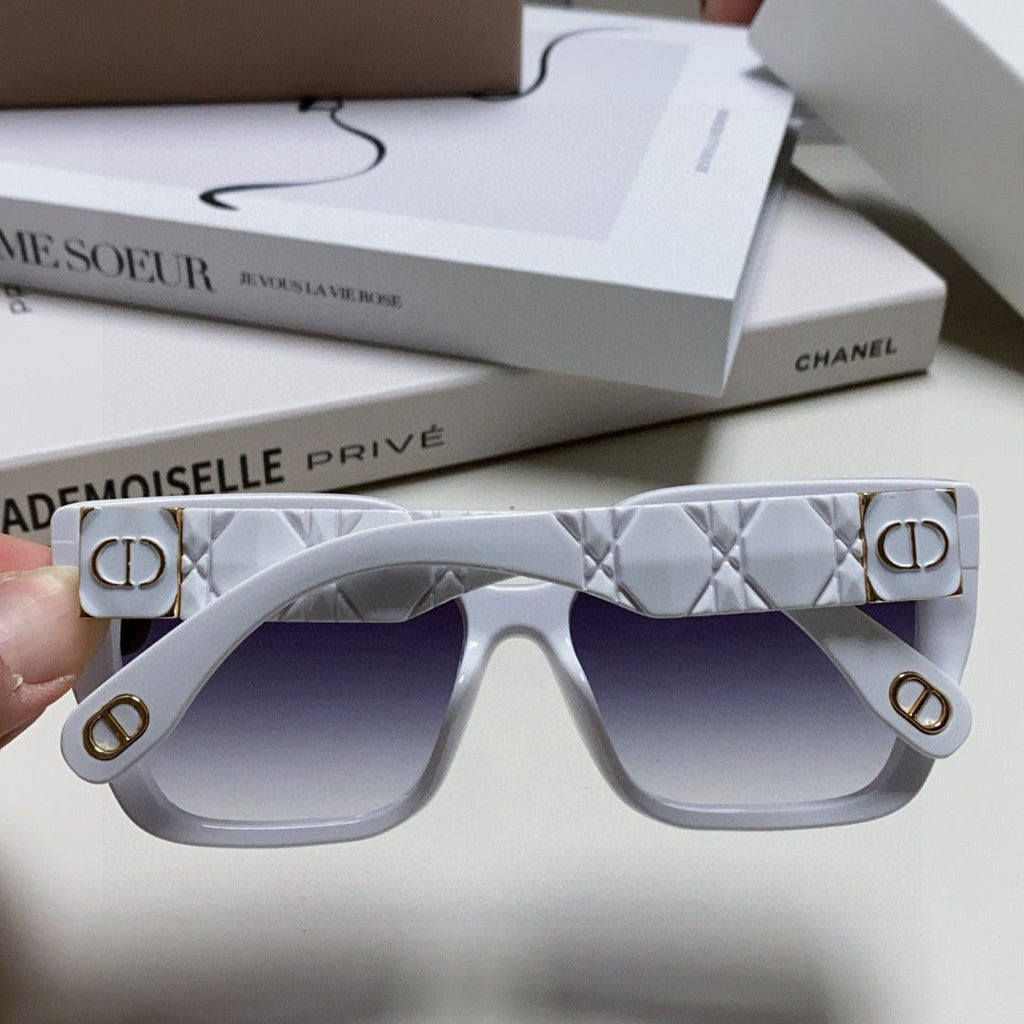 DIOR LADY 95.22 S2F SUNGLASSES 571584 IN WHITE ACETATE