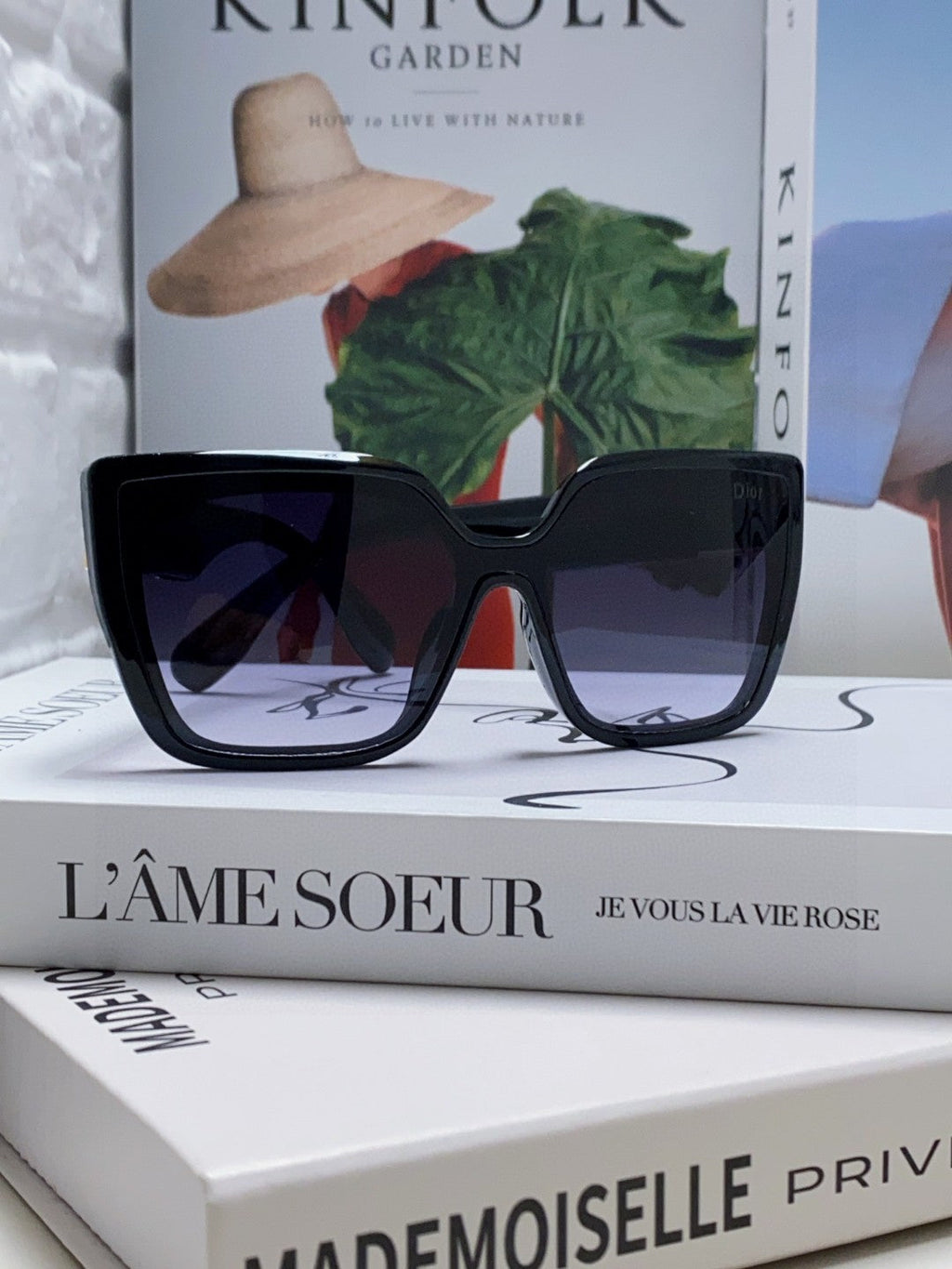 DIOR LADY 95.22 S2F SUNGLASSES 571586 IN BLACK ACETATE GREY SMOKE