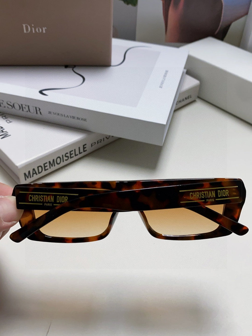 DIOR SIGNATURE SUNGLASSES 571587 IN HAVANA ACETATE