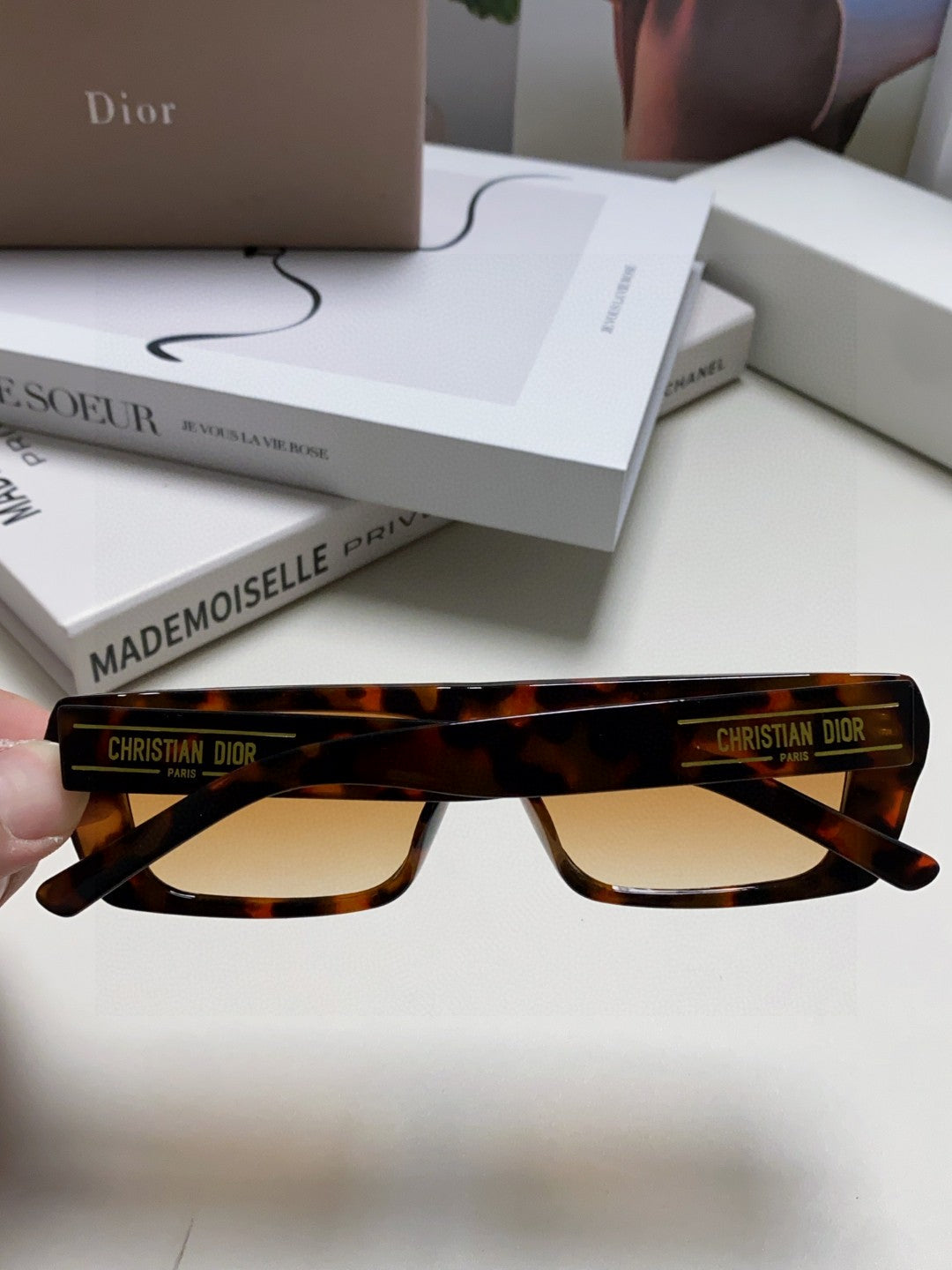 DIOR SIGNATURE SUNGLASSES 571587 IN HAVANA ACETATE