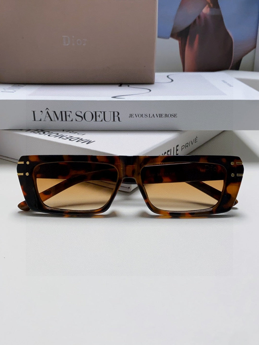 DIOR SIGNATURE SUNGLASSES 571587 IN HAVANA ACETATE