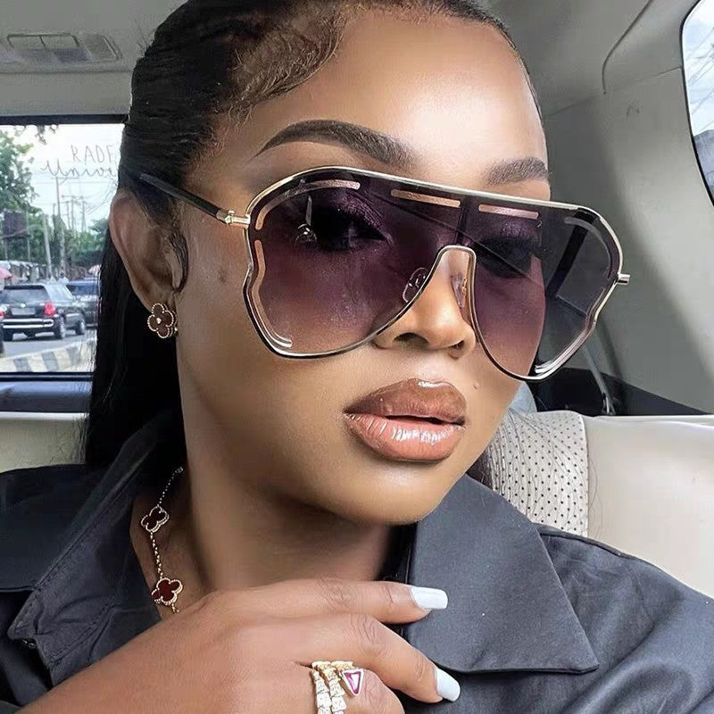 MIU MIU RUNWAY SUNGLASSES 571639 IN GOLD METAL GREY SMOKE LENSES