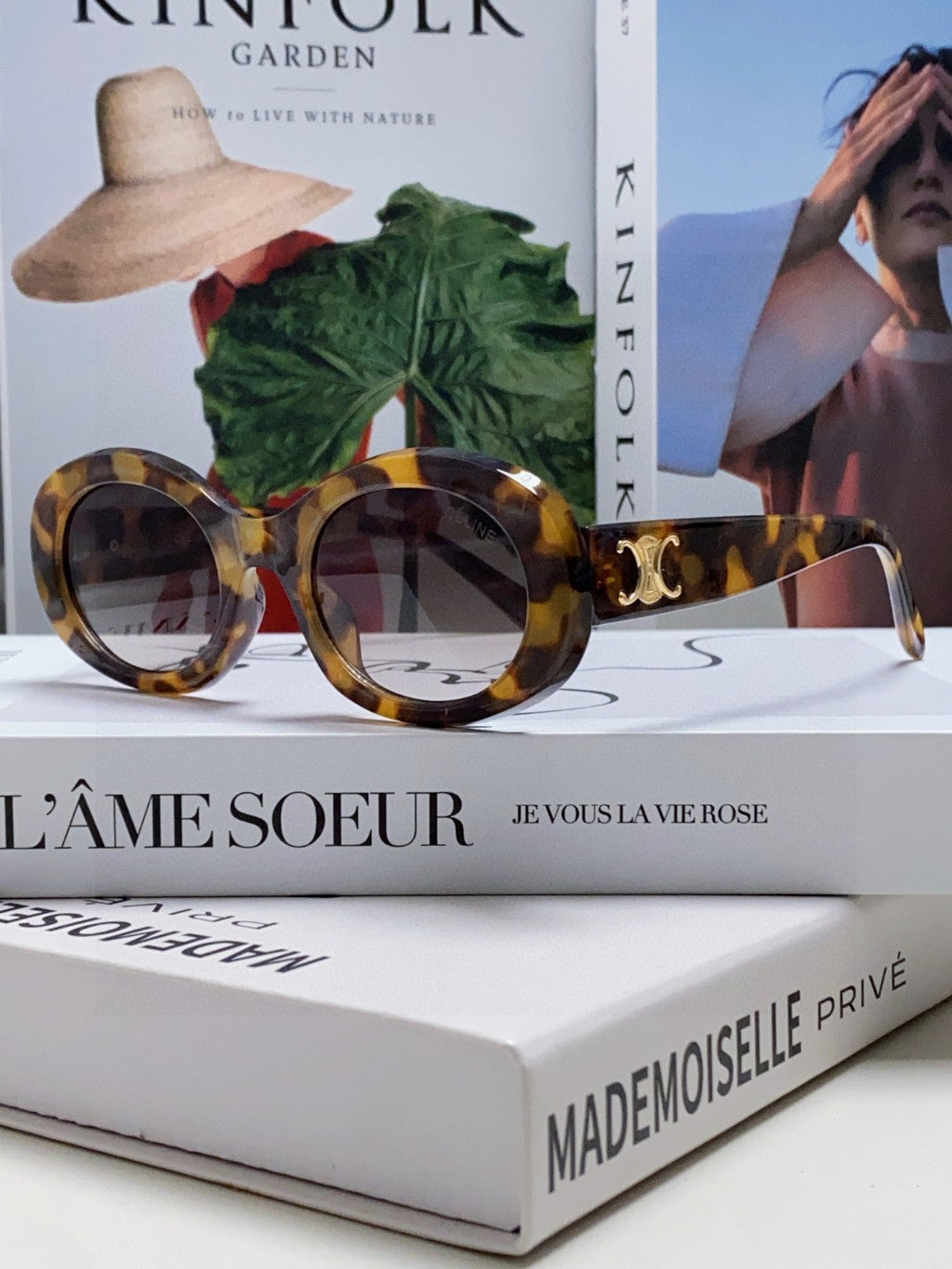 CELINE TRIOMPHE SUNGLASSES CL40194 IN ACETATE