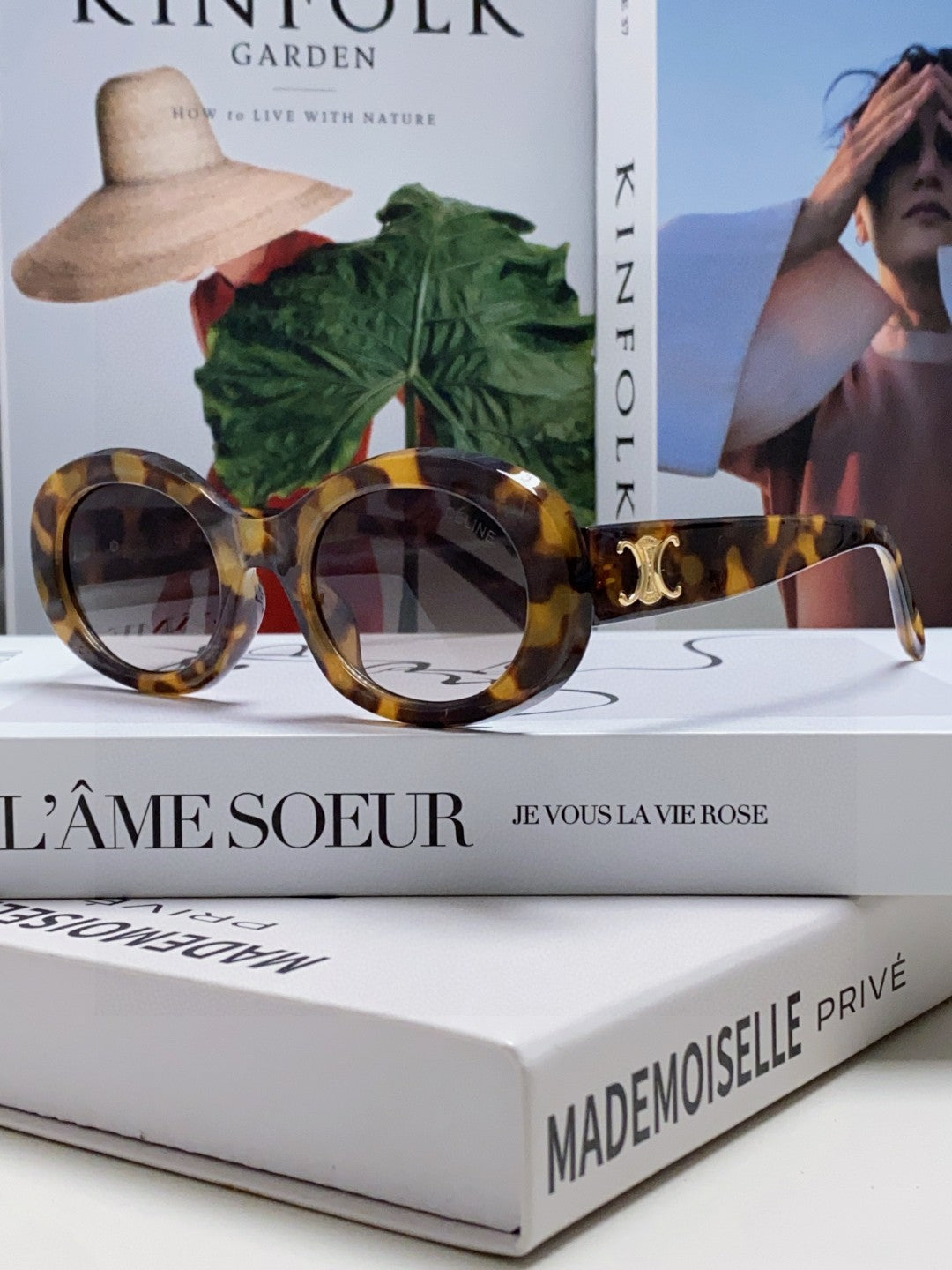 CELINE TRIOMPHE SUNGLASSES CL40194 IN ACETATE